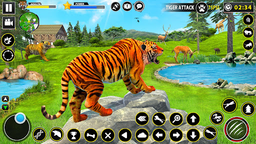 Tiger Simulator Lion games 3D mod apk download v1.0.24 screenshot 2