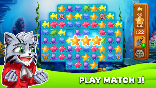 Cat Stories Adventure Match 3 mod apk unlimited money and gems