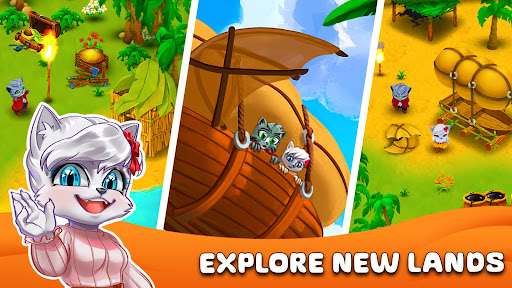 Cat Stories Adventure Match 3 mod apk unlimited money and gems v0.7.1 screenshot 1