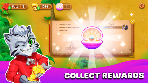 Cat Stories Adventure Match 3 mod apk unlimited money and gems v0.7.1 screenshot 3