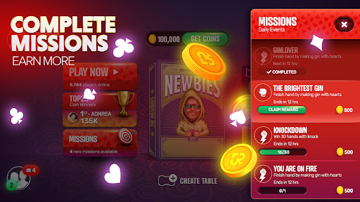 Gin Rummy Extra free coins mod apk download v2.1.4 screenshot 3