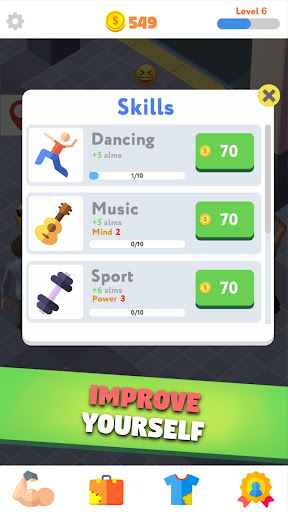 Idle Nomad Bum Clicker mod apk unlimited money