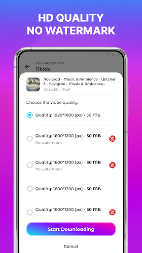 Video Downloader Video Saver mod apk no ads  1.0.2 screenshot 1