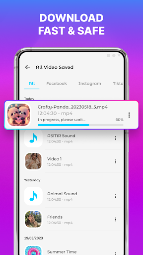 Video Downloader Video Saver mod apk no ads  1.0.2 screenshot 3