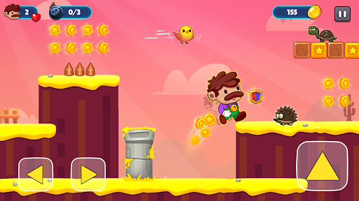 Super Bro Adventure Run Game mod apk unlimited money v4.3 screenshot 2