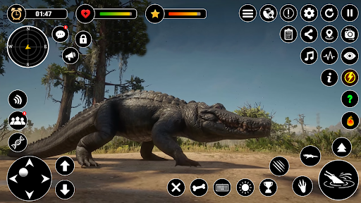 Animal Crocodile Attack Sim mod apk unlimited everything v4.16 screenshot 1