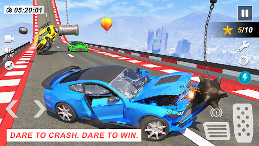 Car Crash Games Mega Car Games mod apk unlimited money v1.4 screenshot 1