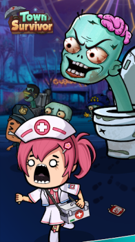 Town Survivor Zombie Haunt Mod Apk 1.9.4 Unlimited Money and Gems v1.9.4 screenshot 4