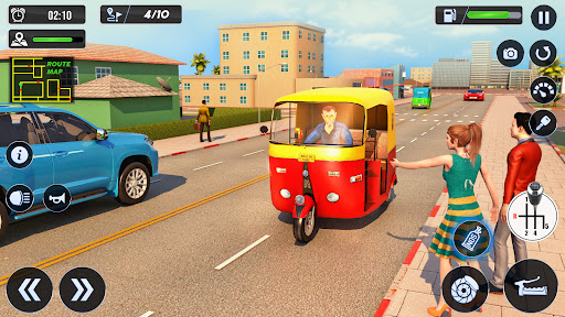 Tuk Tuk Auto Driving Games 3D mod apk unlimited everything v1.29 screenshot 3