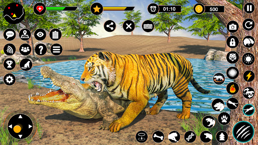 Tiger Simulator Tiger Games mod apk unlimited money v6.18 screenshot 2