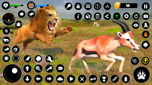 Lion Games Animal Simulator 3D mod apk unlimited money v4.4 screenshot 4