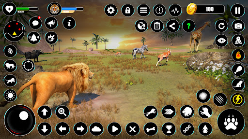 Lion Games Animal Simulator 3D mod apk unlimited money v4.4 screenshot 5