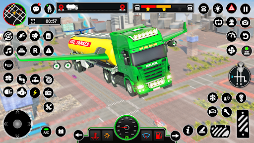 Flying Truck Simulator Games mod apk unlimited money v1.19 screenshot 3