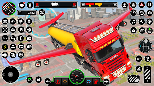 Flying Truck Simulator Games mod apk unlimited money v1.19 screenshot 1