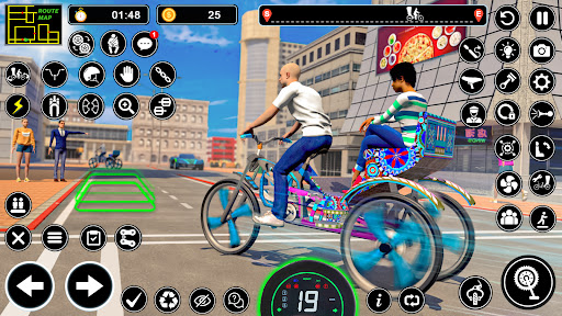 BMX Cycle Games 3D Cycle Race mod apk unlimited money v1.17 screenshot 2