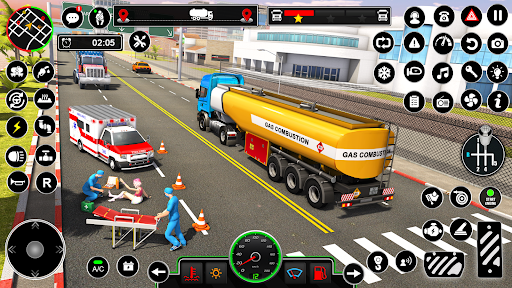 Flying Truck Simulator Games mod apk unlimited money v1.19 screenshot 5