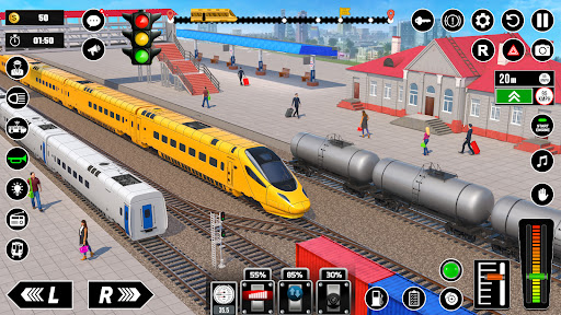 Train Simulator & Train Games mod apk unlimited money v1.6 screenshot 4