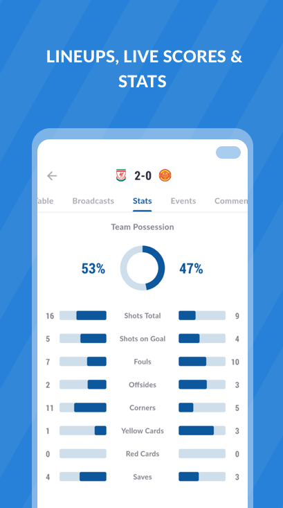 Live Soccer TV Scores & Stats Apk Download Latest Version