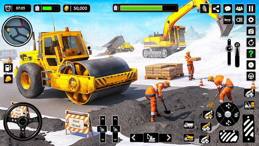 Snow Offroad Construction Game mod apk unlimited money v1.65 screenshot 4