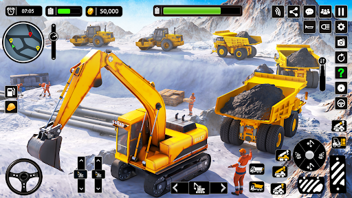 Snow Offroad Construction Game mod apk unlimited money v1.65 screenshot 3