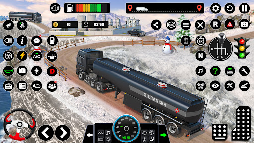 Oil Truck Games Driving Games mod apk unlimited money v5.3 screenshot 1