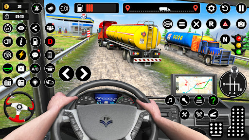 Oil Truck Games Driving Games mod apk unlimited money v5.3 screenshot 3