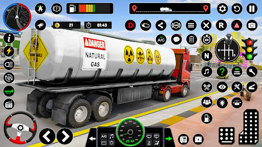 Oil Truck Games Driving Games mod apk unlimited money v5.3 screenshot 4