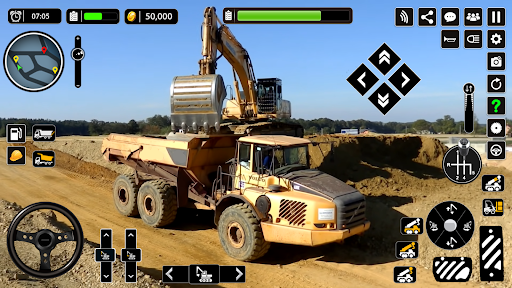 Snow Offroad Construction Game mod apk unlimited money v1.65 screenshot 1