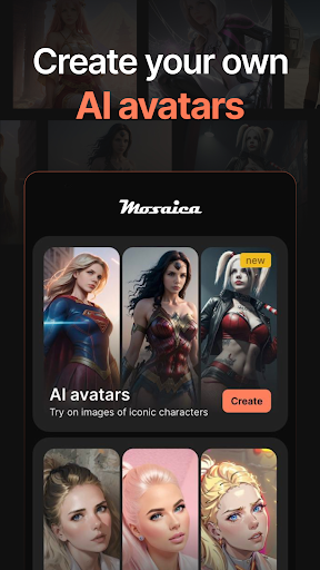 Mosaica AI avatars and filters mod apk premium unlocked