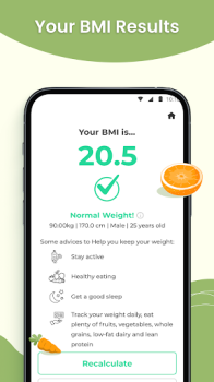 BMI Calculator Weight Tracker app free download for android v1.2.5 screenshot 1