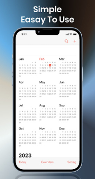 Calendar iOS17 mod apk latest version download v5.0.7 screenshot 2