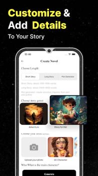 AI Story Generator free no sign up unlimited mod apk v9.5b screenshot 2