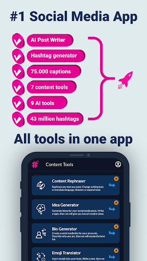 Hashtags AI Follower Booster mod apk premium unlocked