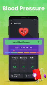 Blood Pressure Heart Rate mod apk free download v1.0 screenshot 4