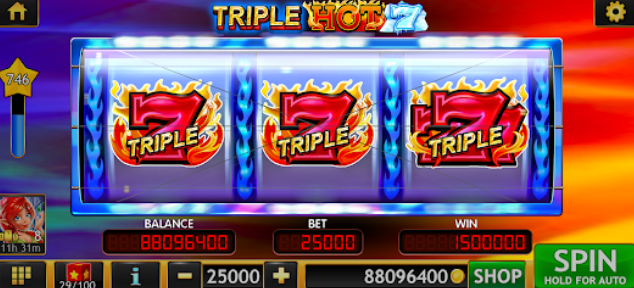 Wild Triple 777 Slots Casino Mod Apk Free Coins Latest Version v3.8.3 screenshot 2