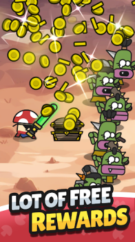 Idle Mushroom Hero mod apk unlimited money and gems v1.02.066 screenshot 4