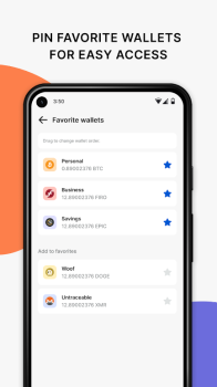 Chrono.tech Coin Wallet App Download for Android v1.0 screenshot 2