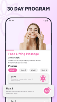 Face Yoga Exercise & Skin Care mod apk unlocked everything v1.1.6 screenshot 2