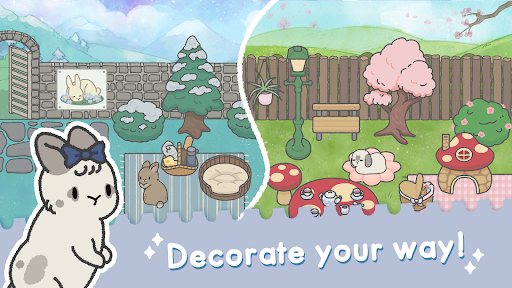 Bunny Haven Cute Cafe Mod Apk Unlimited Everything v1.003 screenshot 1