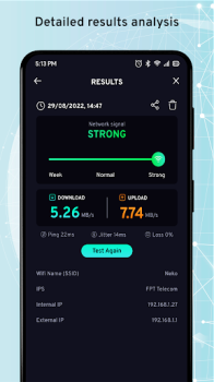 NET Speed Test & Wifi Analyzer mod apk download v1.0.7 screenshot 3