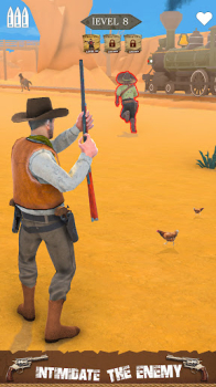 Wild West Sniper Cowboy Game Mod Apk Unlimited Money v1.3.6 screenshot 2