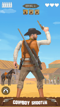 Wild West Sniper Cowboy Game Mod Apk Unlimited Money v1.3.6 screenshot 3