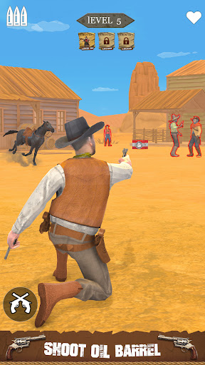 Wild West Sniper Cowboy Game Mod Apk Unlimited MoneyͼƬ1