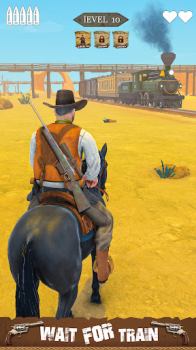 Wild West Sniper Cowboy Game Mod Apk Unlimited Money v1.3.6 screenshot 1