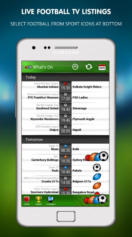 Live Football on TV app android free downloadͼƬ1