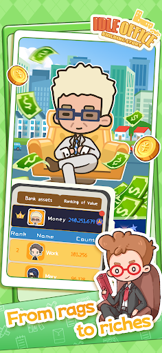 Idle Office Building Story mod apk unlimited money and gems