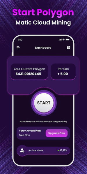 Polygon Mining Matic Miner App Download for Android