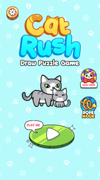 Cat Rush Draw Puzzle Game Mod Apk Unlimited Money v0.0.10 screenshot 4