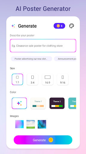 Poster generator AI flyer make mod apk free downloadͼƬ1