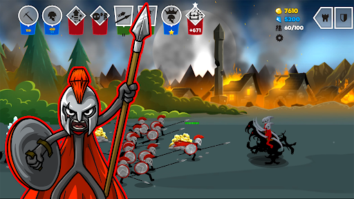 Stick War Mod Apk Unlimited Gold and Diamonds Latest Version v2024.3.859 screenshot 4